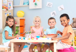 children showing their genuine smile